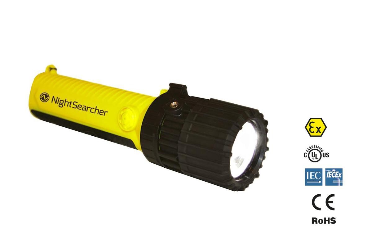 SafATEX Sigma Zoom – 160 ATEX Flashlight, 4x AA Batteries